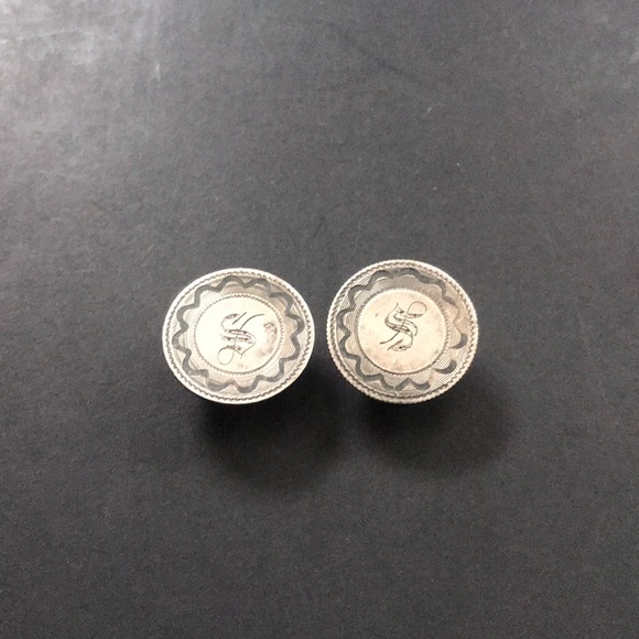 Vintage Other - Sterling silver cufflinks made from half dimes